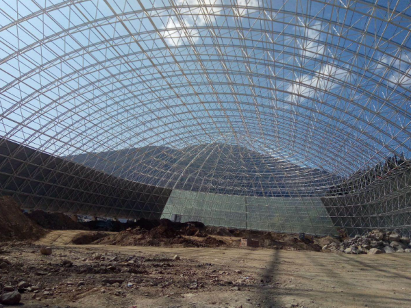 铜川干煤棚网架加工案例